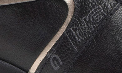 Shop Nerogiardini Logo Zip Wedge Sneaker In Black