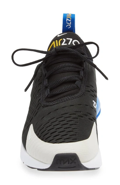 Shop Nike Kids' Air Max 270 Sneaker In Black/ White/ Game Royal