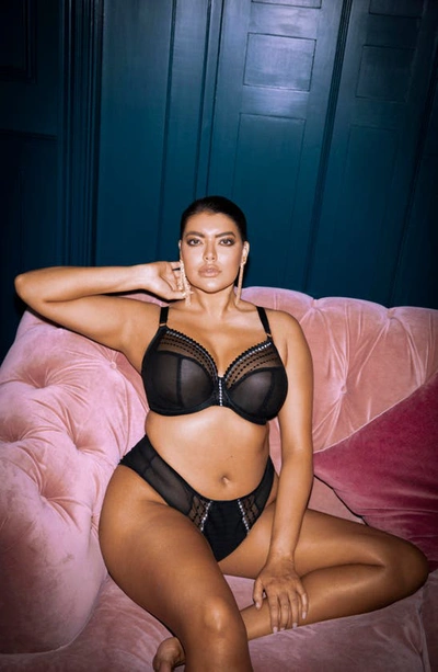 Elomi Matilda Side Support Plunge Bra In Black