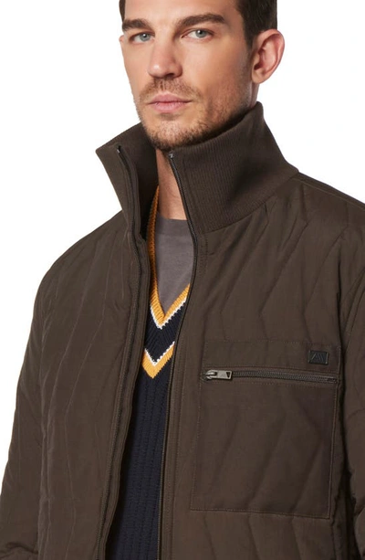 Shop Andrew Marc Floyd Water Resistant Jacket In Olive