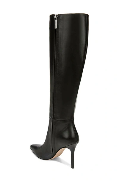 Veronica Beard Lisa Knee High Boot In Black Leather