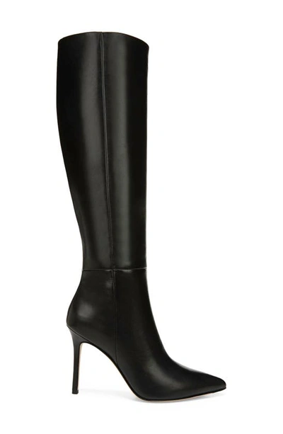 Veronica Beard Lisa Knee High Boot In Black Leather