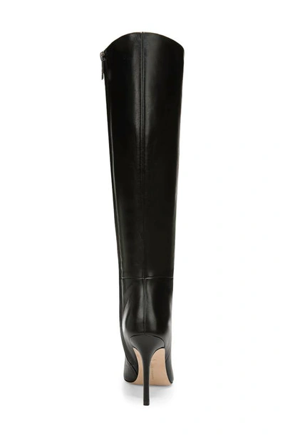 Veronica Beard Lisa Knee High Boot In Black Leather