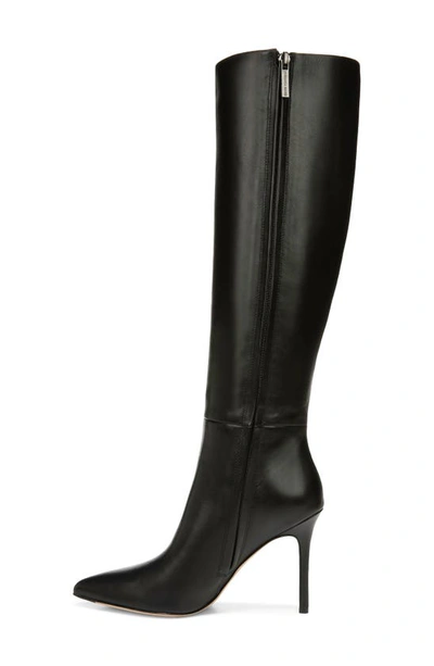 Veronica Beard Lisa Knee High Boot In Black Leather