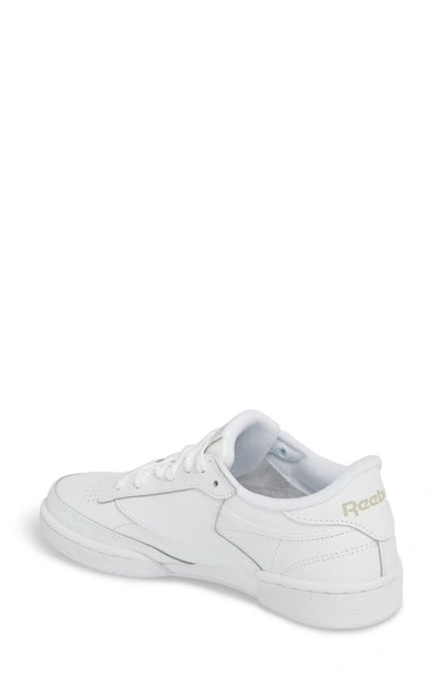 Shop Reebok Club C 85 Sneaker In White/ Light Grey