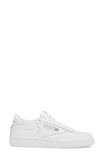 Shop Reebok Club C 85 Sneaker In White/ Light Grey