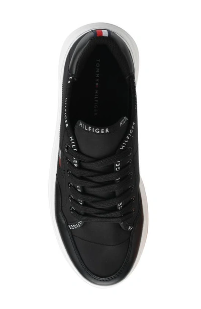Tommy Hilfiger Grazie Platform Sneaker In Black