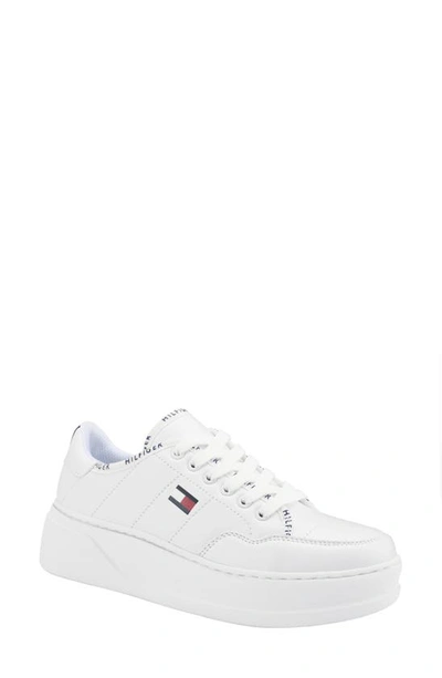 Tommy Hilfiger Grazie Platform Sneaker In White 141 | ModeSens