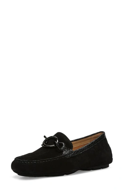 Shop Nydj Pose Loafer In Black/ Black