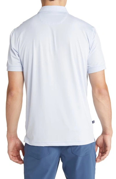 Mizzen + Main Versa Solid Performance Golf Polo In Light Blue Solid