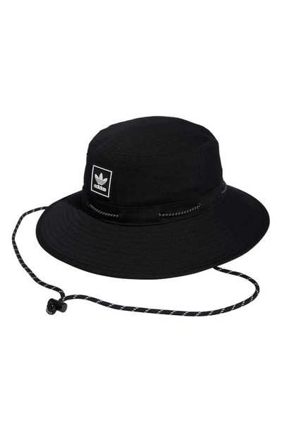 Shop Adidas Originals Utility Bucket Hat In Black/white