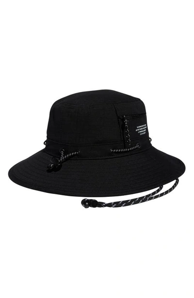Shop Adidas Originals Utility Bucket Hat In Black/white