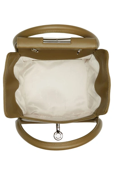 Shop Gu-de Love Leather Bag In Army