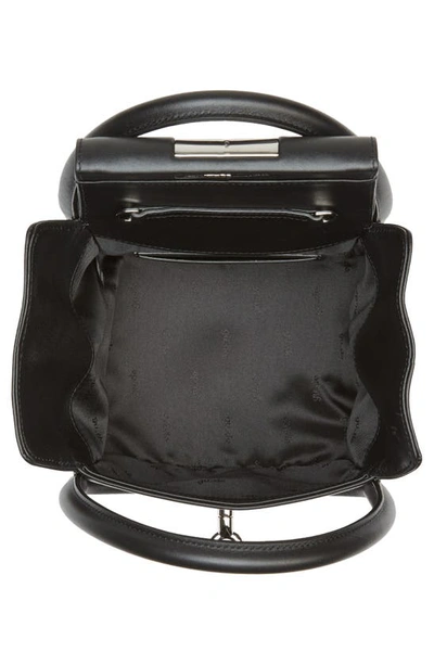 Shop Gu-de Love Leather Bag In Black