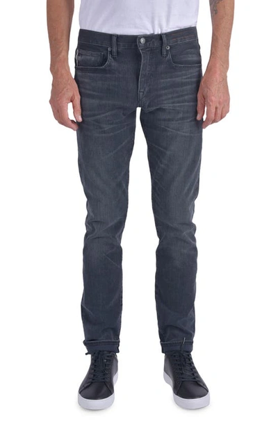 Shop Kato The Pen Slim 10.5-ounce Stretch Selvedge Jeans In Rilo