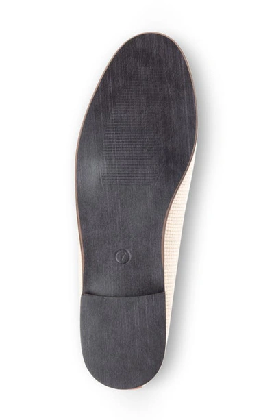 Bypaige Needlepoint Bee Flat In Tan
