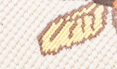 Bypaige Needlepoint Bee Flat In Tan