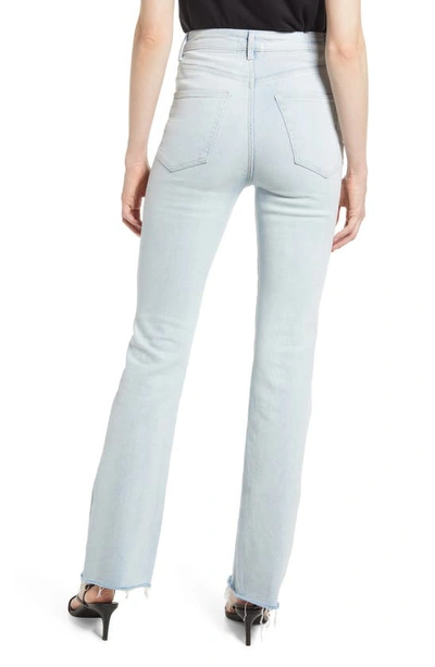 Shop Lovers & Friends Greyson Super High Rise Slim Bootcut Jeans In Meridian