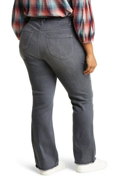 Wit & Wisdom 'ab'solution Raw Hem Straight Leg Jeans In Grey