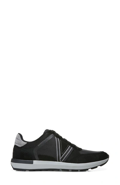 Shop Vionic Bradey Sneaker In Black/ Charcoal