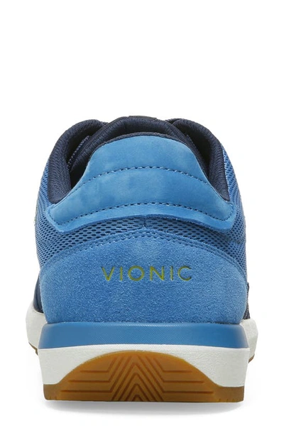 Shop Vionic Bradey Sneaker In Navy/ Sky