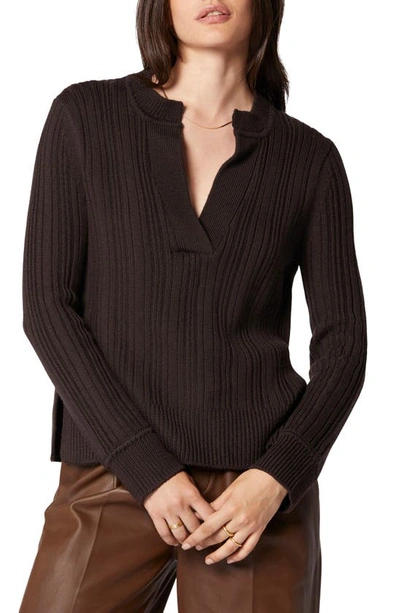 Shop Equipment Tuloma Wool Rib Sweater In Black Coffee