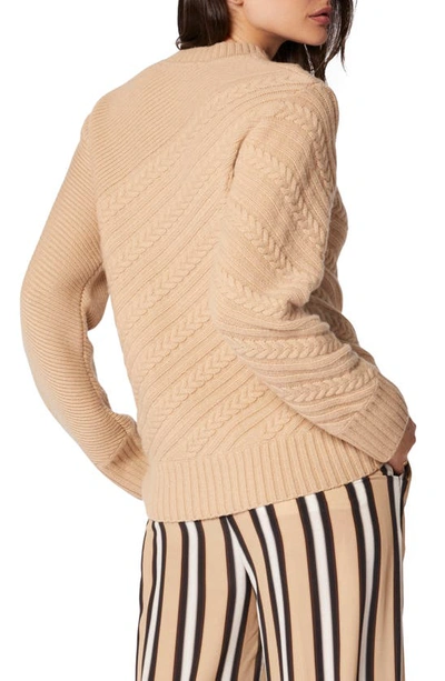 Shop Equipment Seranon Wool Cable Sweater In Sesame
