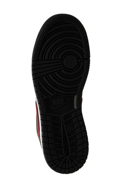 Shop Jordan Air  1 Low Sneaker In Black/ Fire Red