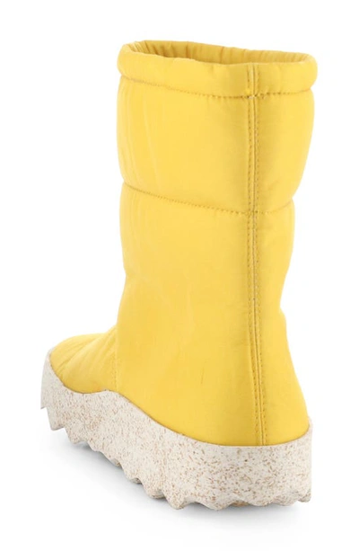 Shop Fly London Cale Recycled Polyester Quilted Boot In Yema Recycled Polyester