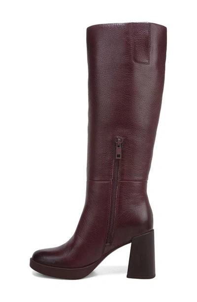 Shop Naturalizer Genn Knee High Boot In Cabernet Sauvignon Leather