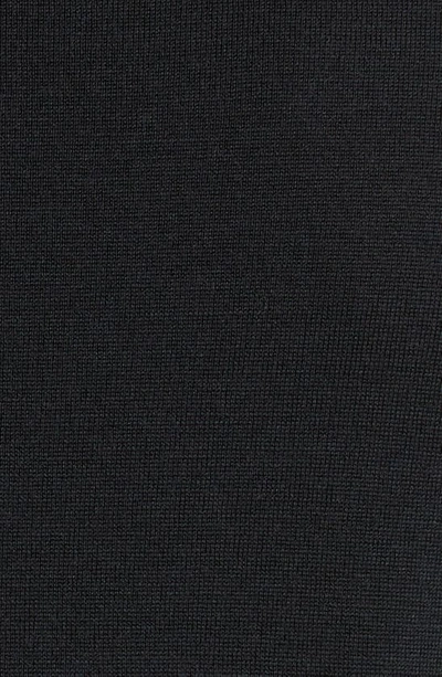 John Smedley Marcus Crewneck Virgin Wool Sweater In Black