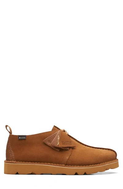 Shop Clarks Desert Trek Gore-tex® Waterproof Oxford In Tan Suede