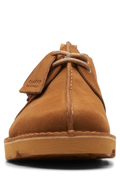 Shop Clarks Desert Trek Gore-tex® Waterproof Oxford In Tan Suede