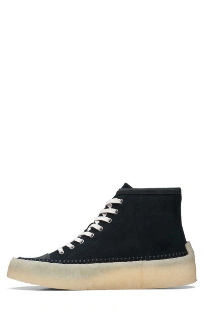 Shop Clarks Caravan Origin Mid Top Sneaker In Black