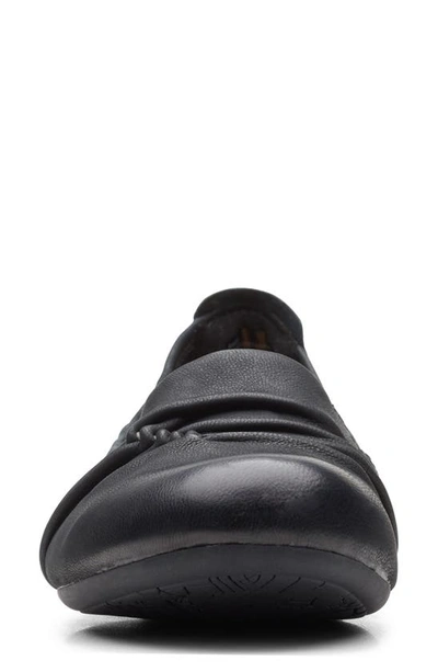 Shop Clarks Rena Way Flat In Black