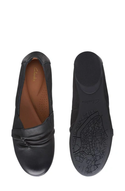 Shop Clarks Rena Way Flat In Black