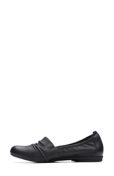 Shop Clarks Rena Way Flat In Black