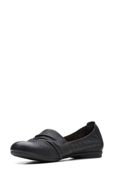 Shop Clarks Rena Way Flat In Black