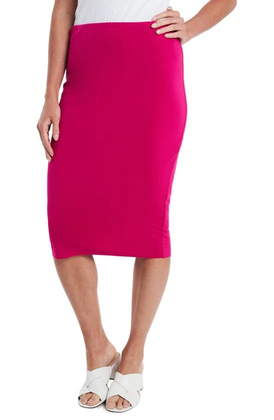 Shop Vince Camuto Midi Tube Skirt In Casbah Pink