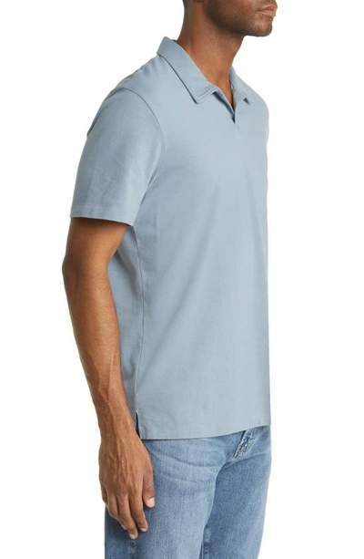 Shop Ag Bryce Johnny Cotton Polo In Coldwater Slate