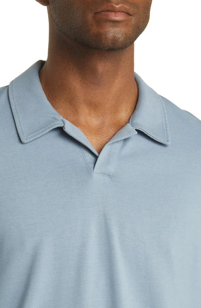 Shop Ag Bryce Johnny Cotton Polo In Coldwater Slate