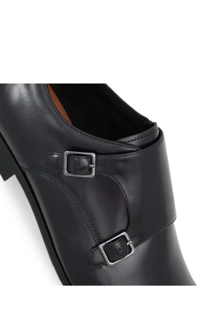 Shop Aldo Wilde Double Monk Strap Shoe In Black