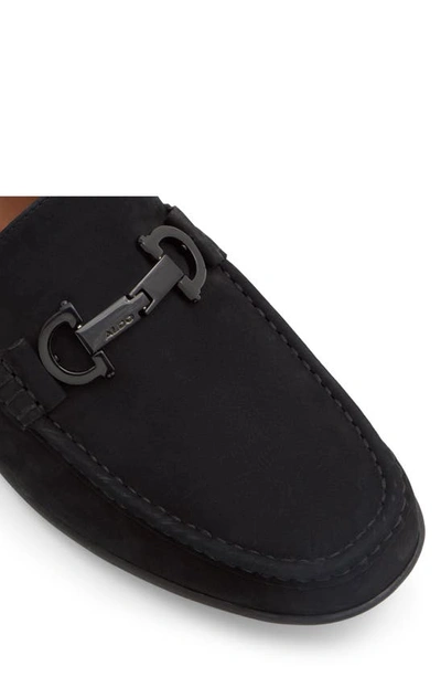 Shop Aldo Orlovoflex Driving Loafer In Black Suede