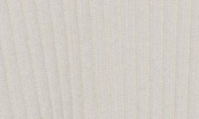 Moncler Shell-trimmed Ribbed Wool Turtleneck Sweater In White