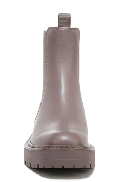 Shop Sam Edelman Laguna Waterproof Lug Sole Chelsea Boot In Chinchilla