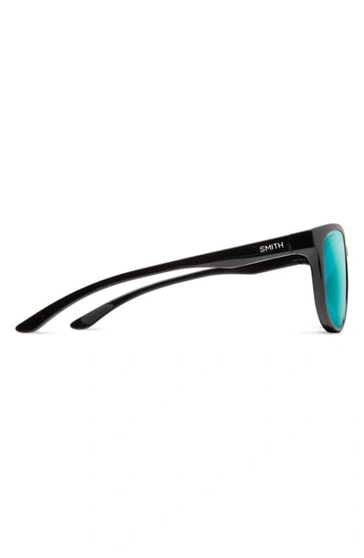 Shop Smith Lake Shasta 56mm Chromapop™ Polarized Sunglasses In Black / Opal Mirror