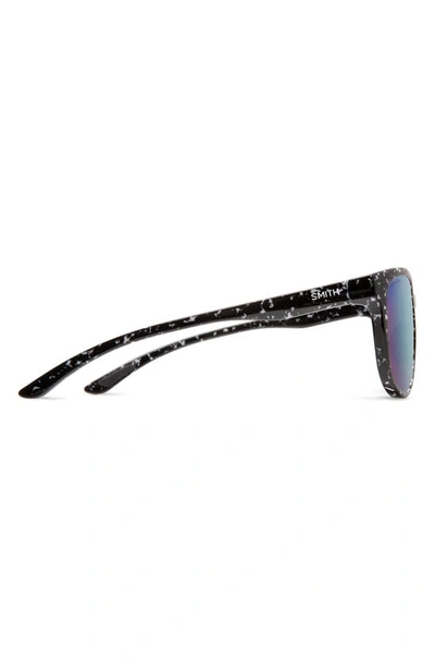 Shop Smith Lake Shasta 56mm Chromapop™ Polarized Sunglasses In Black Marble / Violet Mirror
