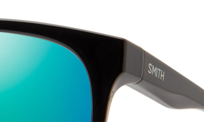 Shop Smith Lake Shasta 56mm Chromapop™ Polarized Sunglasses In Black / Opal Mirror