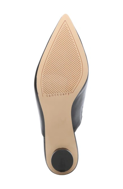 Shop Sanctuary Swag Pointed Toe Mule In Black