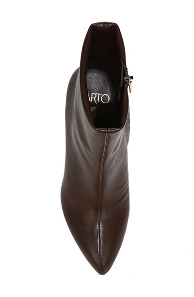Sarto By Franco Sarto Callie Bootie In Dark Brown